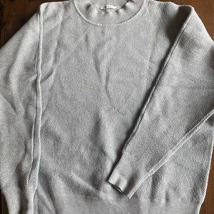 Grey knit sweater